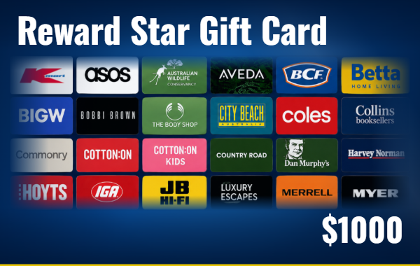 $1000 Cash Faster Gift Card