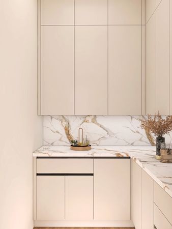 Butler Pantry w_ Custom Cabinetry