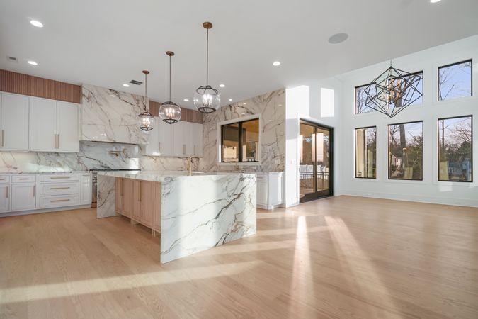 Rendering Illustrates Kitchen w_ Finishes Similar to Final Design