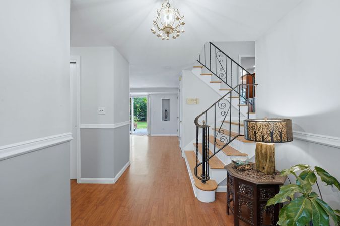 1A-Entry Hall w_Chandelier