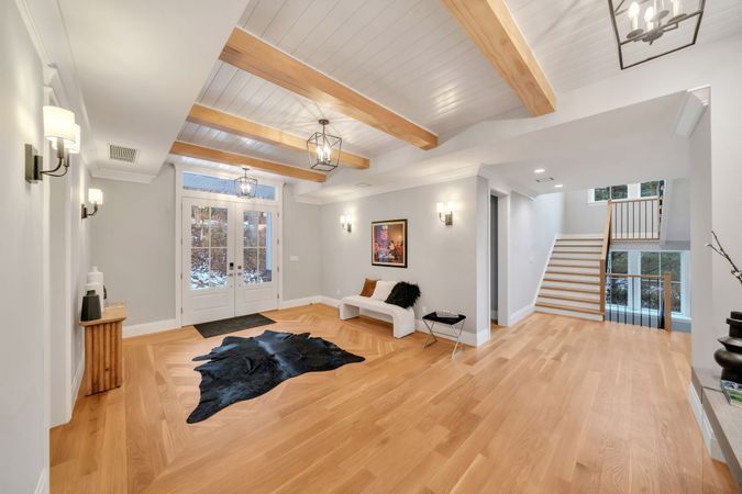 6_FORMAL GALLERY ENTRY HERRINGBONE WOOD FLOORS