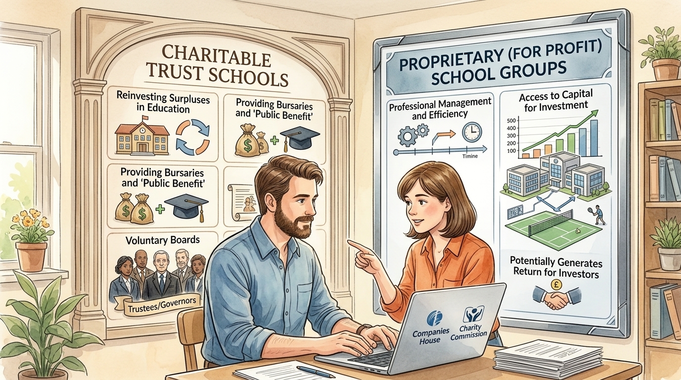 Should we care whether our school is a charity?