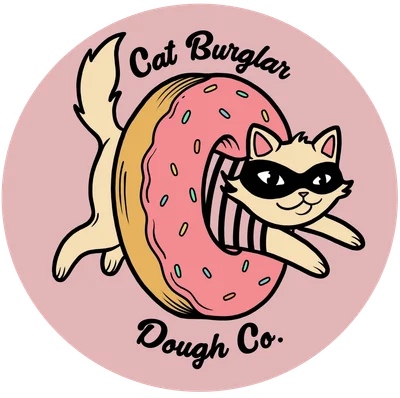 Cat Burglar Dough Co logo