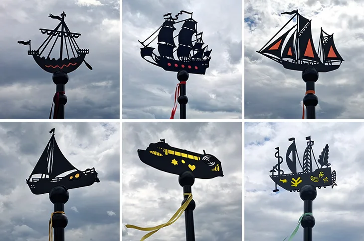 Shadow Ships art project unveiled at Coronation Green in Shoreham - Adur & Worthing Councils