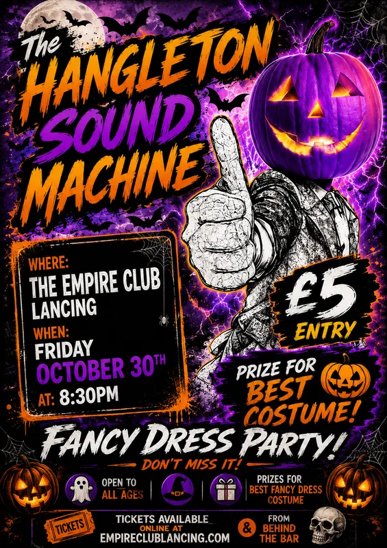 Empire Halloween Party with The Hangleton Sound Machine