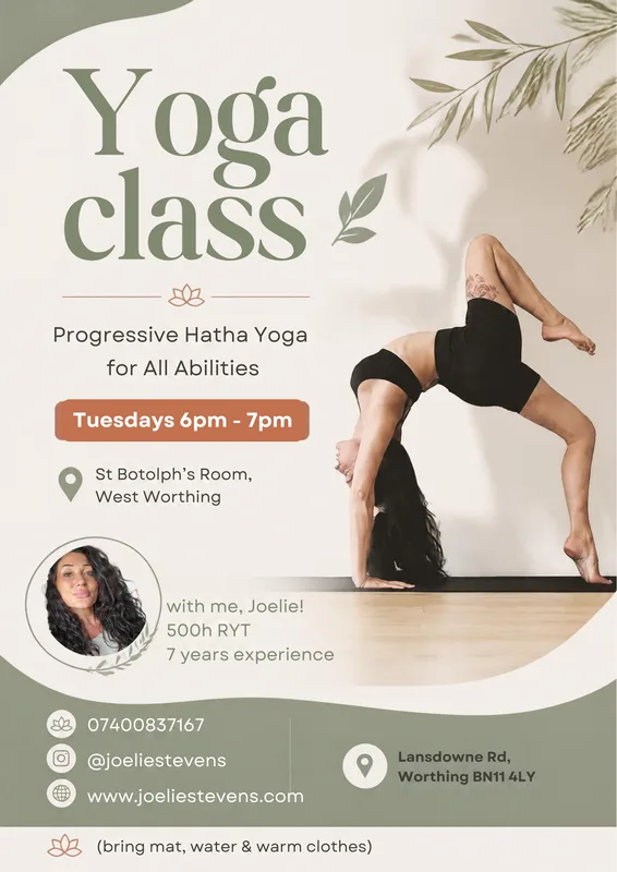 Yoga in Worthing - Tuesday 6pm