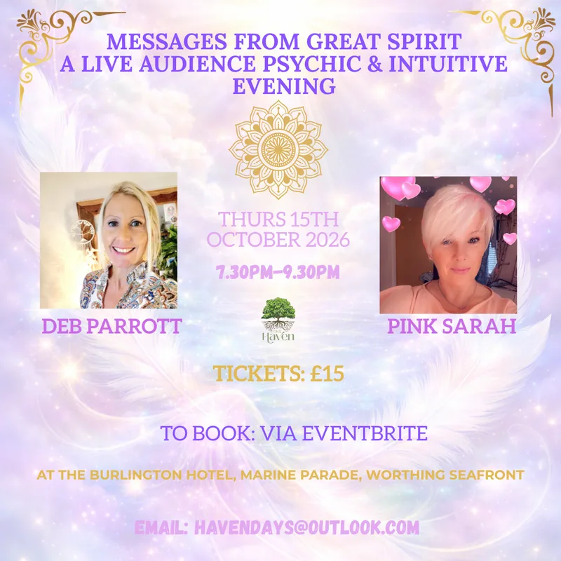 PSYCHIC NIGHT - A Live Audience With Deb Parrott & Pink Sarah