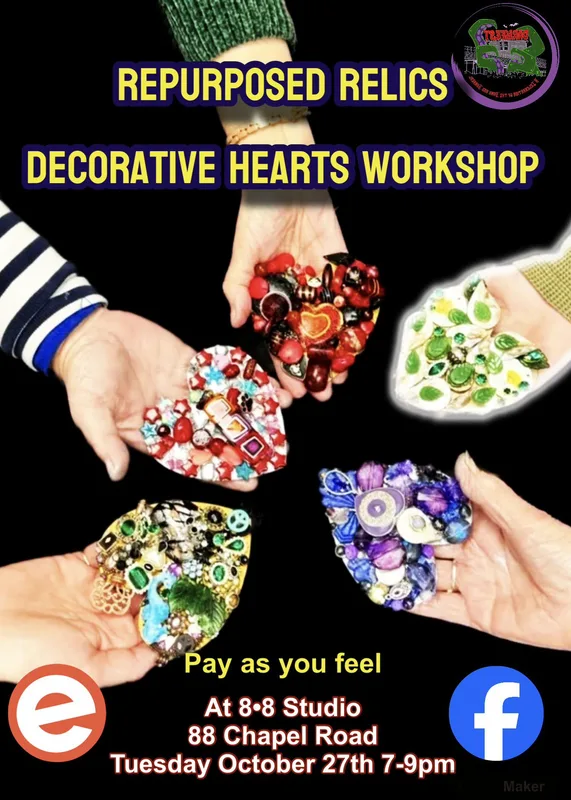 Repurposed Relics - Decorative Heart Workshop