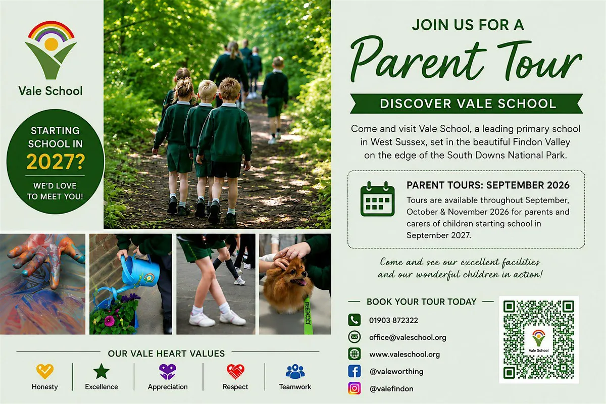 School Tours for Children starting school in September 2027