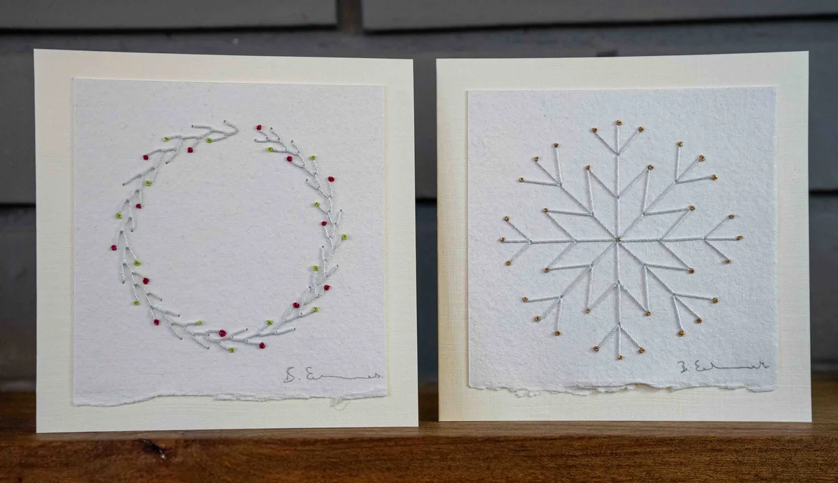 Stitched Christmas Cards