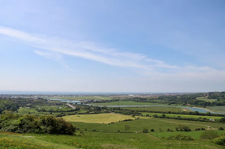 Mill Hill, Shoreham - Looking towards the River Adur valley from Mill Hill (1)