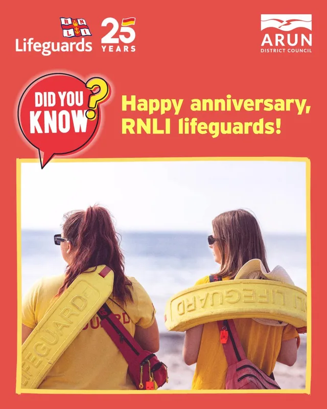 Did you know? Today we celebrate 25 years since the RNLI first started patrolling our beaches
