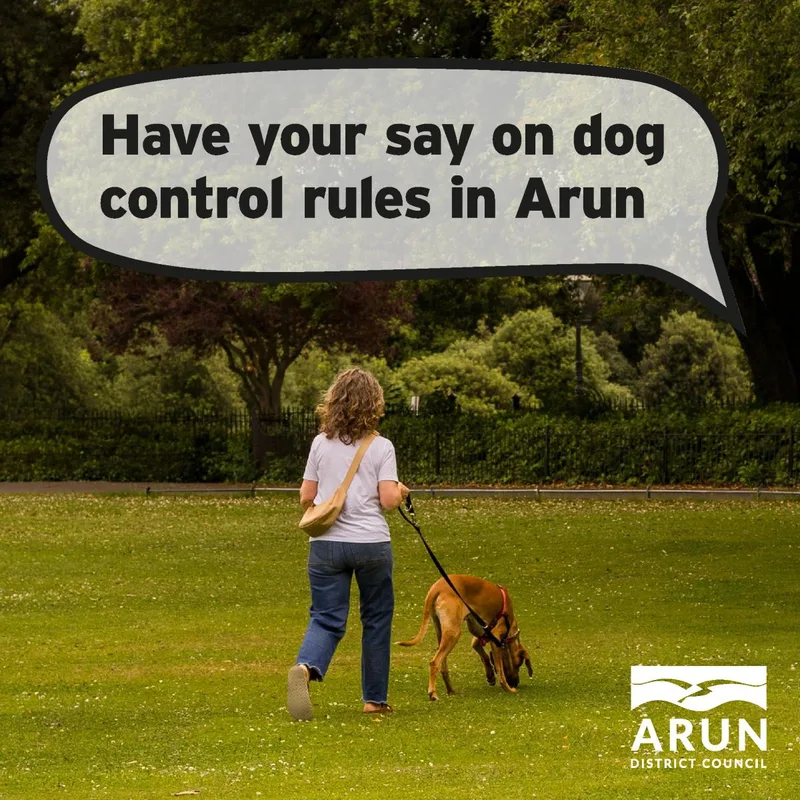 Have your say on dog control rules in Arun