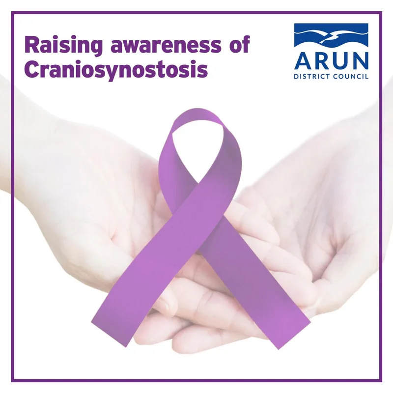 Lighting up Arun for Craniosynostosis Awareness Month