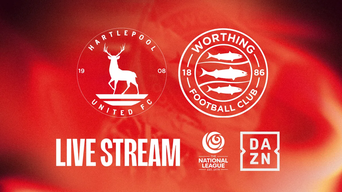Live Woodside Screening: Hartlepool United vs Worthing FC