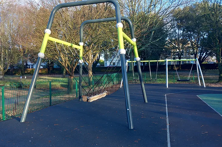 Homefield Park - new play equipment - view across the play area (5)