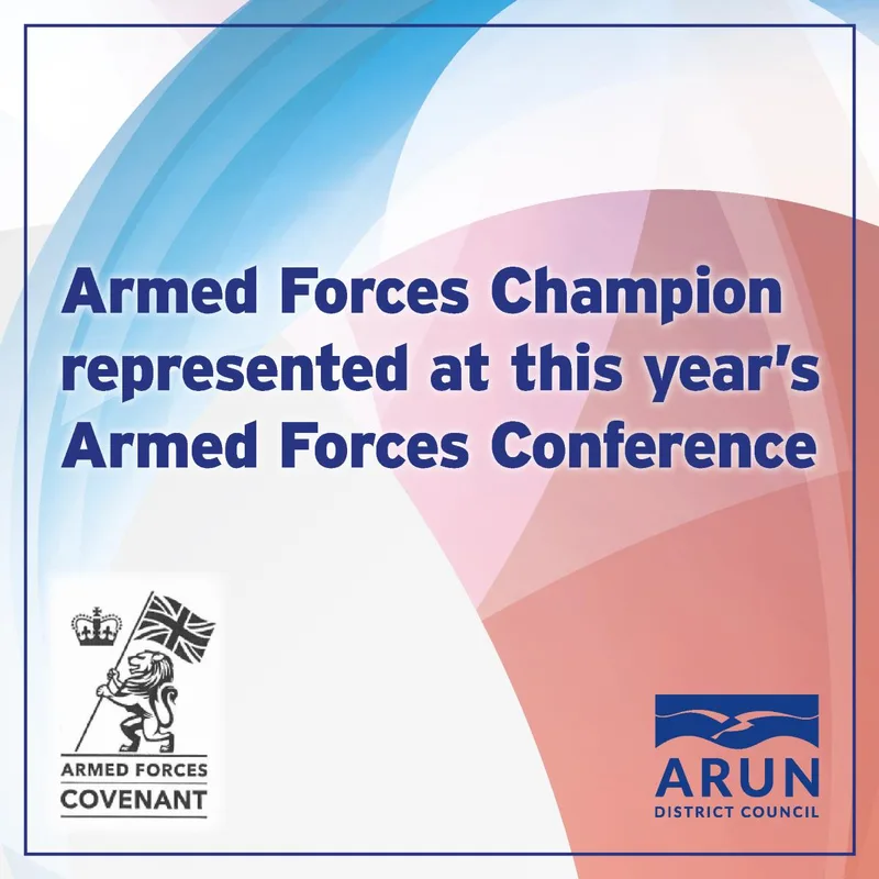 Our Armed Forces Champion takes part in national conference