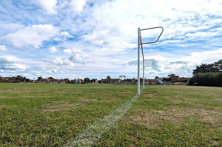 Sompting Recreation Ground football pitch (goalpost)