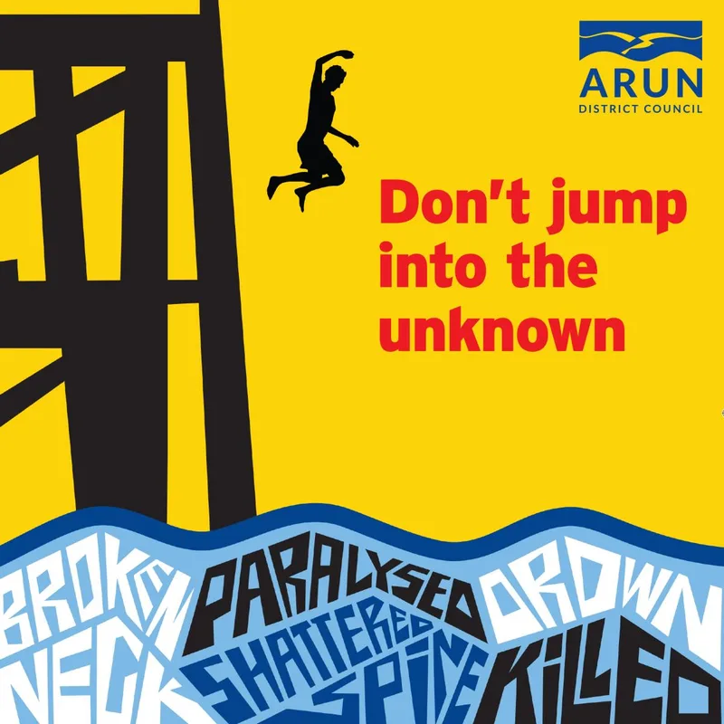 Think before you jump - safety advice
