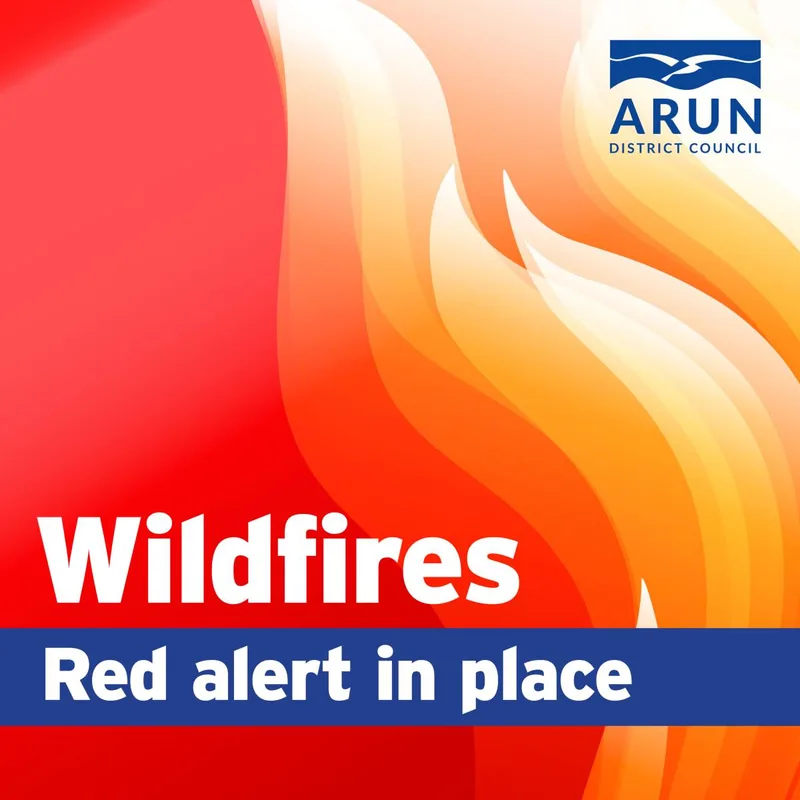 Wildfire risk - red level
