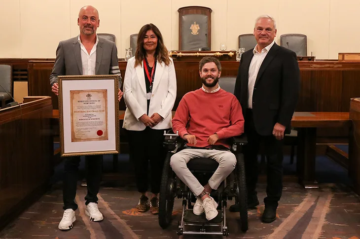Worthing Football Club awarded Freedom of the Borough