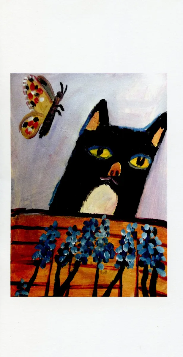 'Cat Over The Fence' by Gary Goodman
