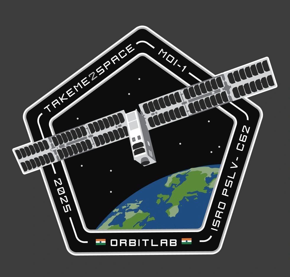 MOI-1 - Mission Patch | TakeMe2Space and EON Space