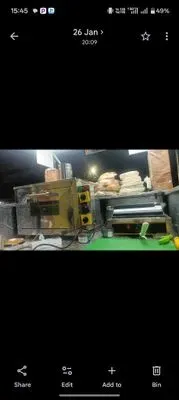 Food card pizza machine griller