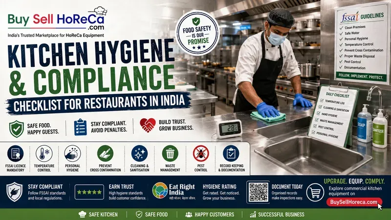 Kitchen Hygiene and Compliance Checklist for Restaurants in India