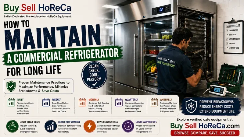 Commercial Refrigerator Maintenance Guide for Indian Restaurants
