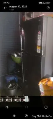 Total hotel set up including table chair fridge shegdi and utensils and so on.