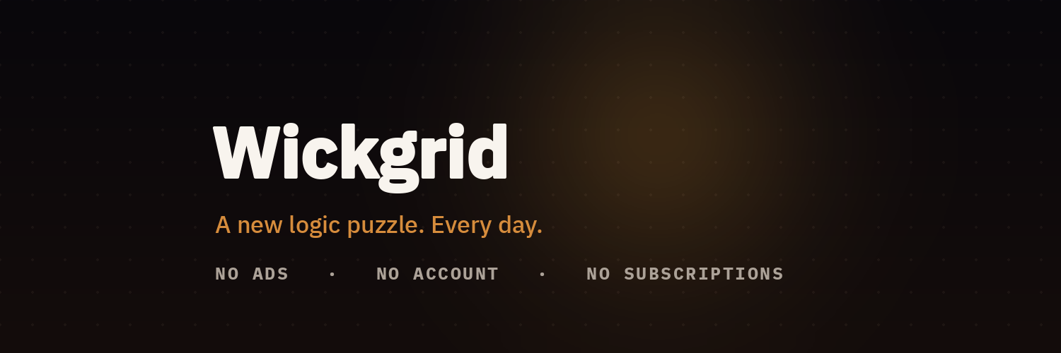 Wickgrid: Daily Logic Puzzle thumbnail