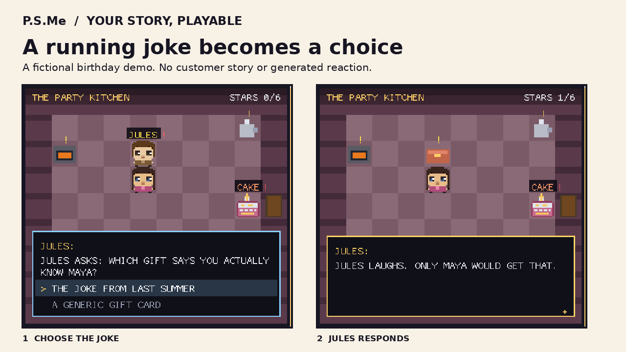 P.S.Me - free birthday puzzle sample thumbnail