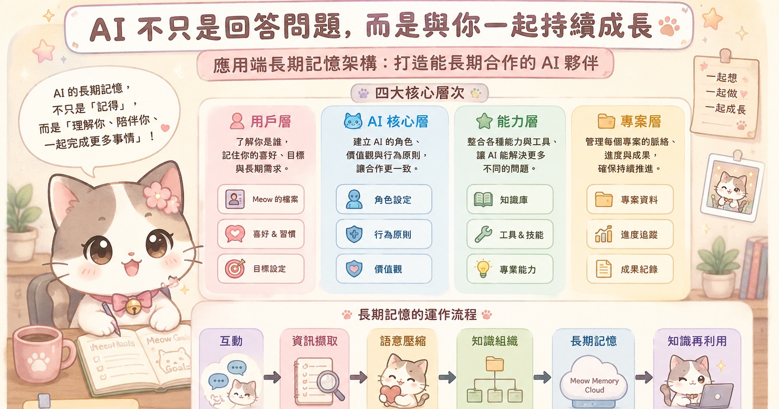 AI 怎麼開始記得我們？/應用端長期記憶架構/技術版/喵皇宇宙應用層架構演化史/AI-虛擬人格/附概念框架技術報告