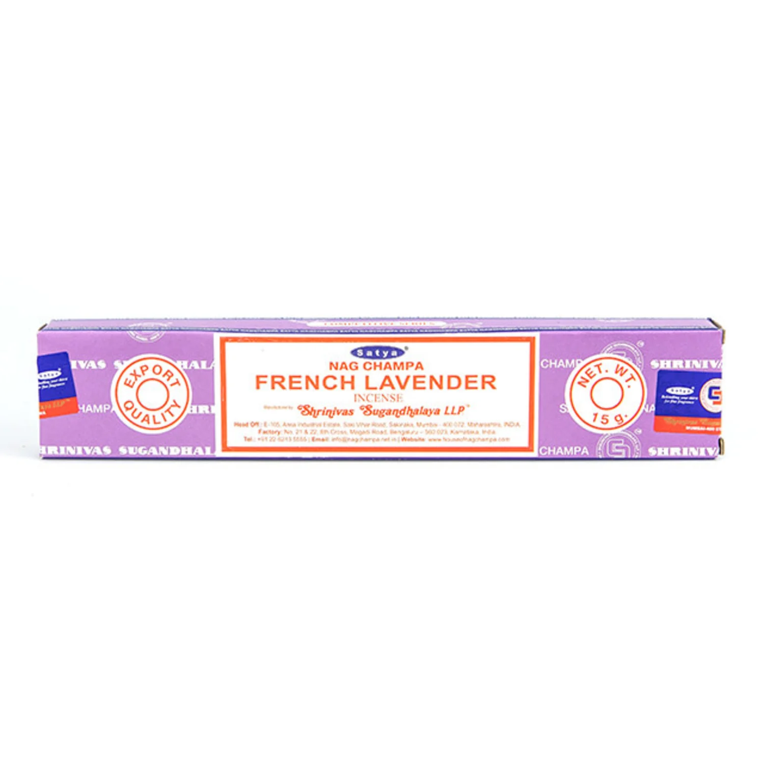 AGARBATTI NAG CHAMPA FRENCH LAVENDER 15G