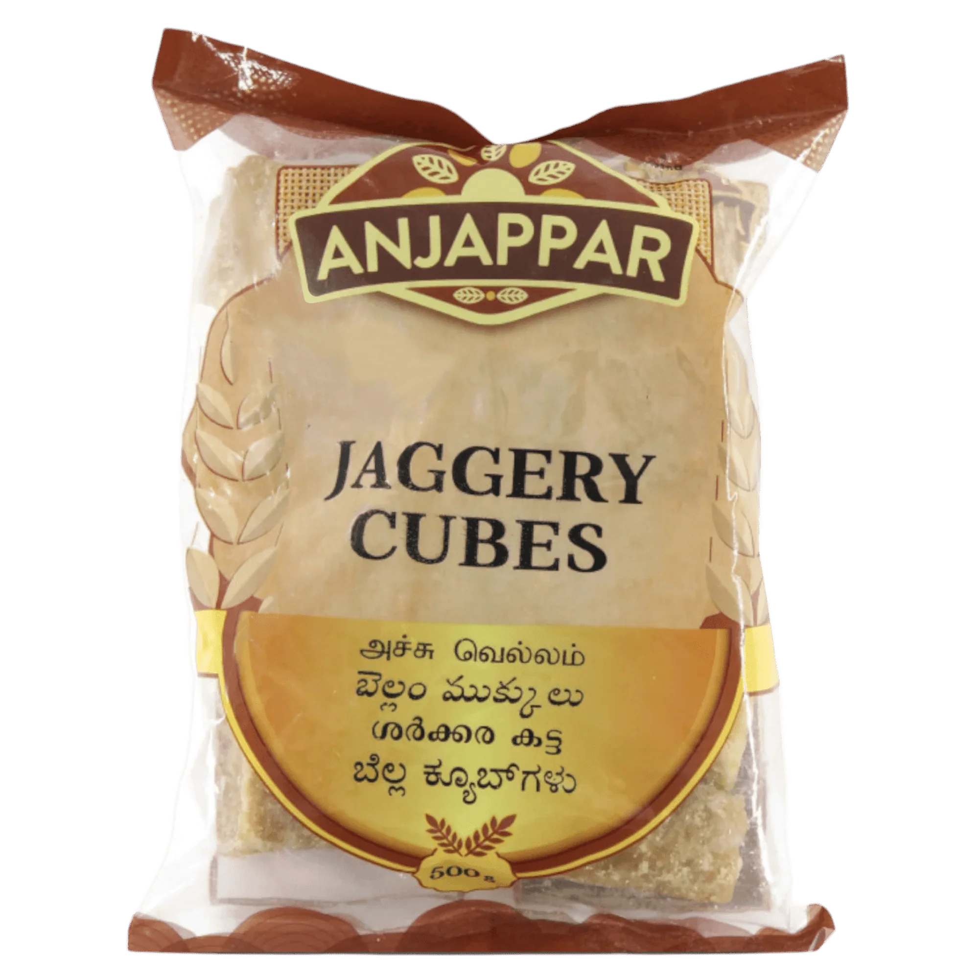 ANJAPPAR JAGGERY CUBES NATURAL 500g