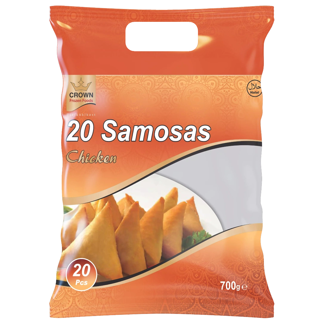 CROWN FROZ. SAMOSA CHICKEN (20 pc) 700g