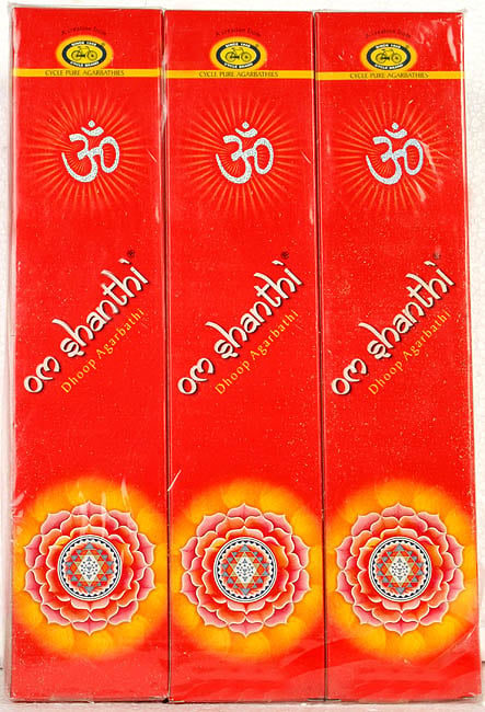 AGARBATTI FLUTE OM SHANTHI DHOOP 12 pc23