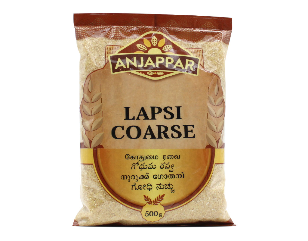 ANJAPPAR CRACKED WHEAT (LAPSI COARSE) 500g
