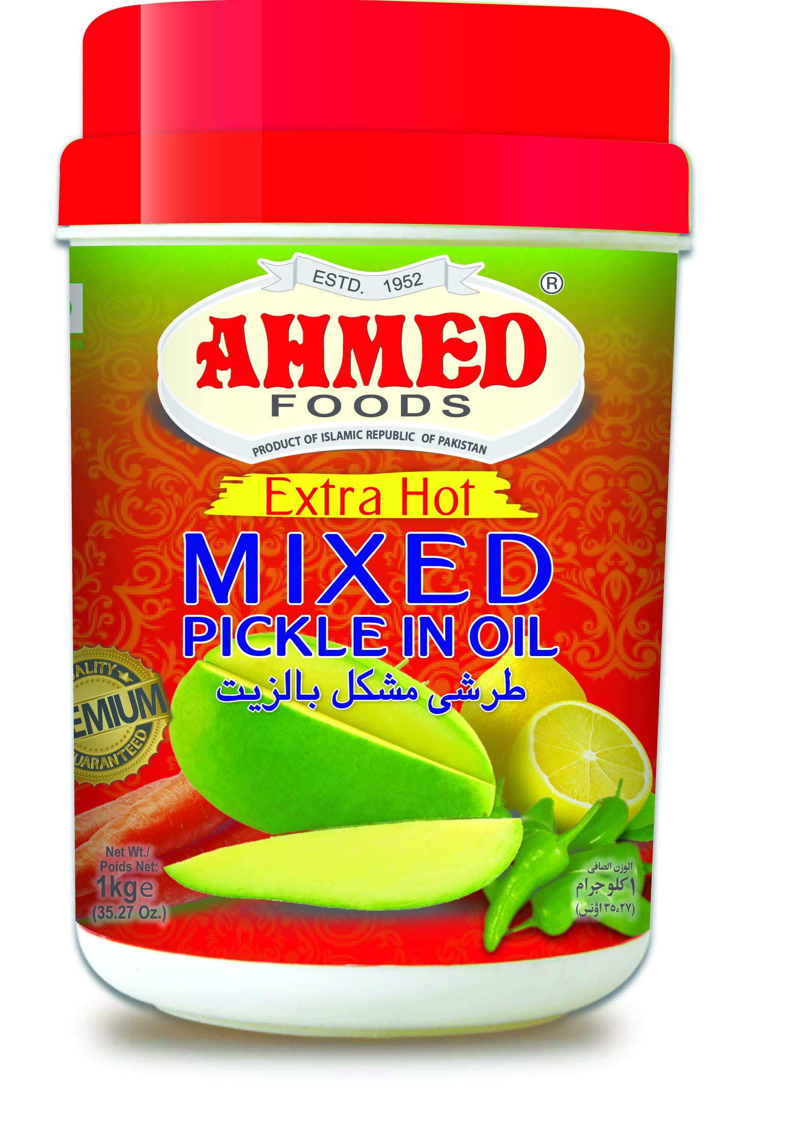 AHMED PICKLE MIXED EXTRA HOT 1 kg