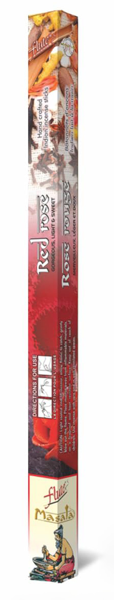 FLUTE RED ROSE HEXA
