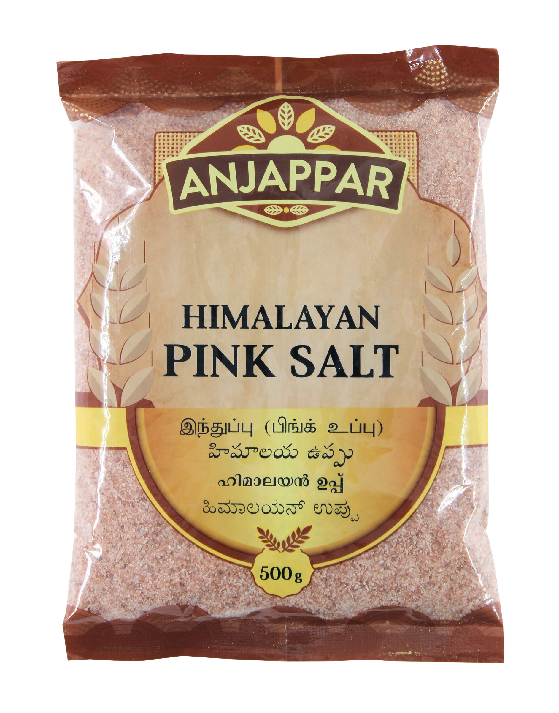 Anjappar himalayan pink salt 500g
