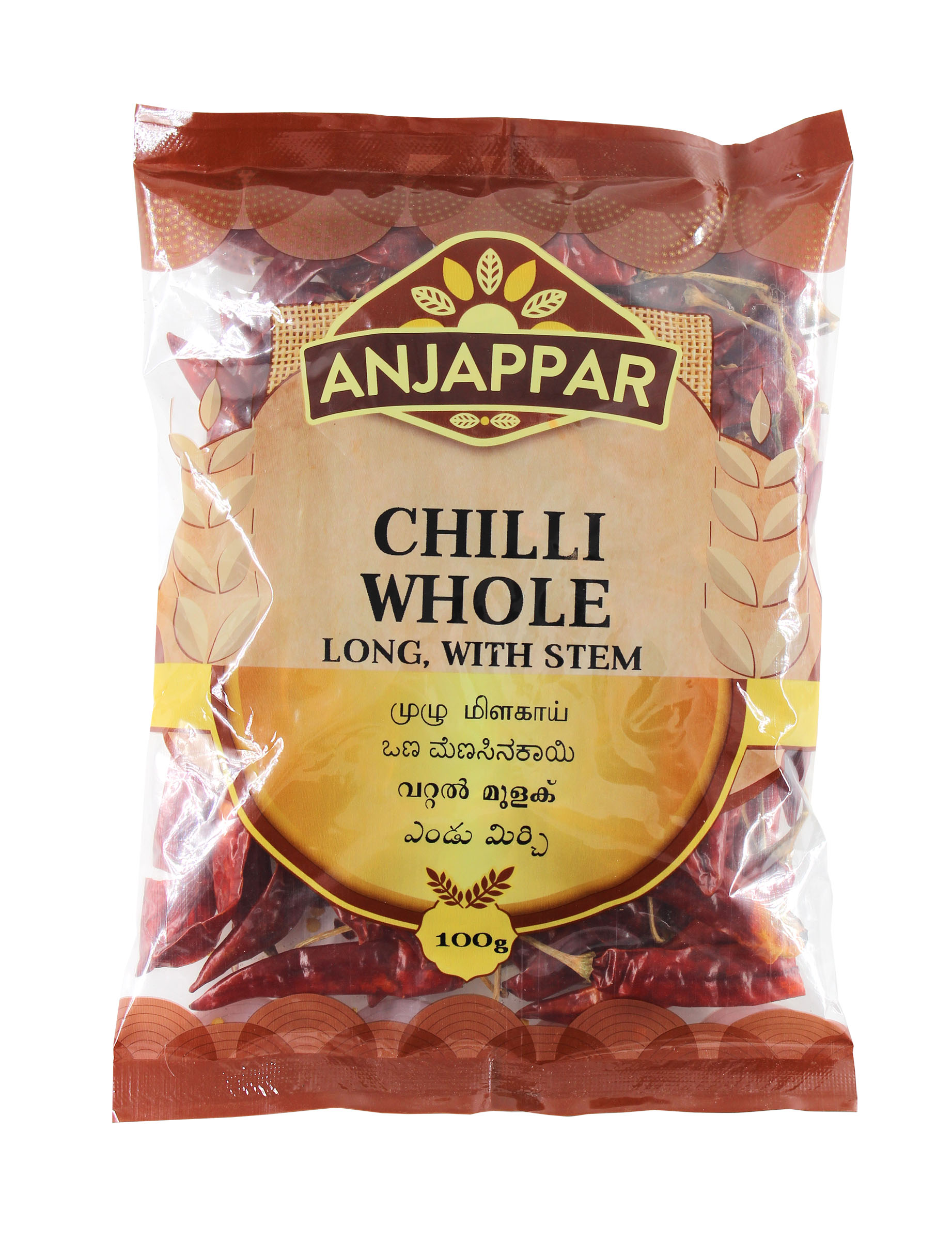 Anjappar Chilli Whole 100g