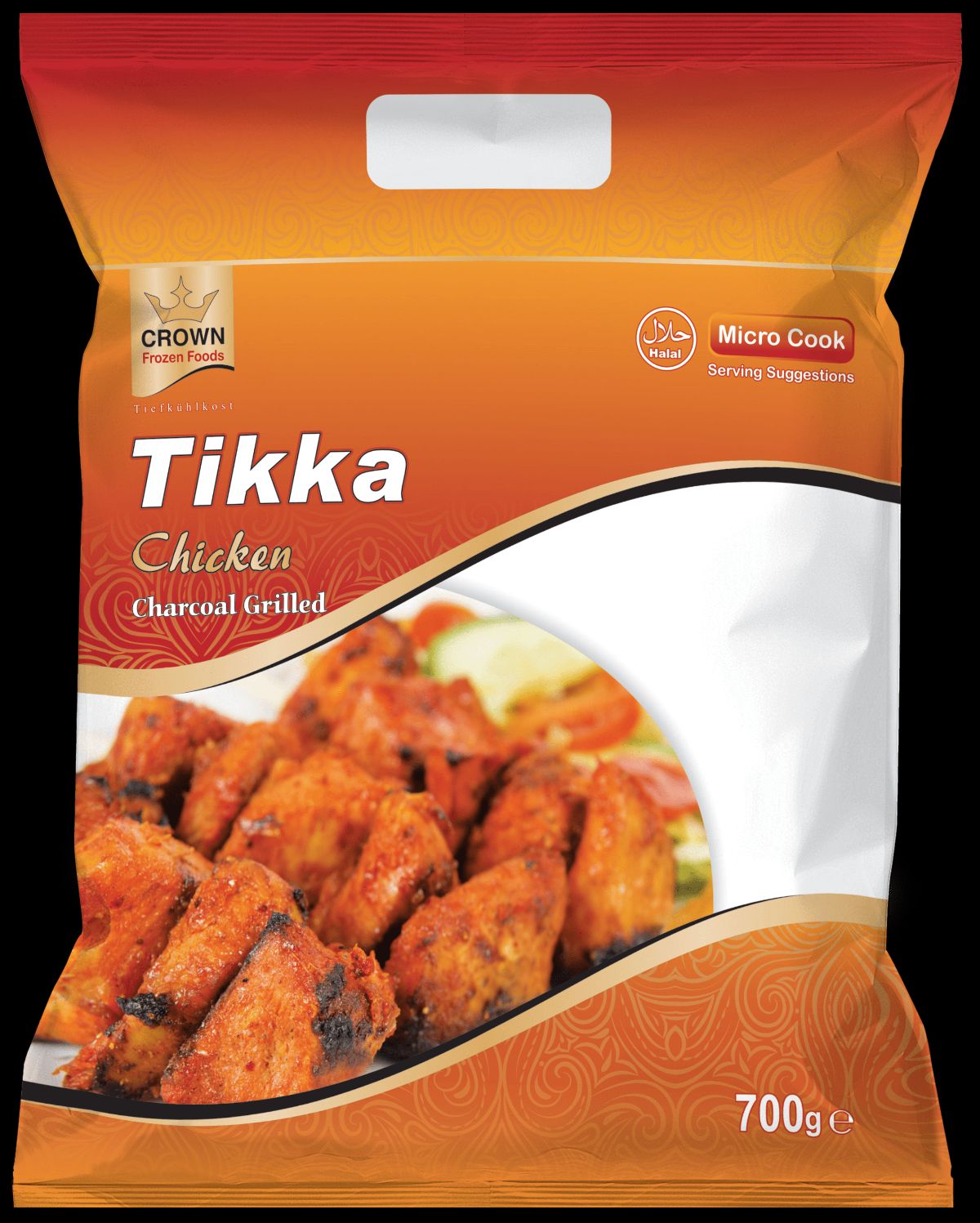 CROWN FROZ. TIKKA CHICKEN 700g