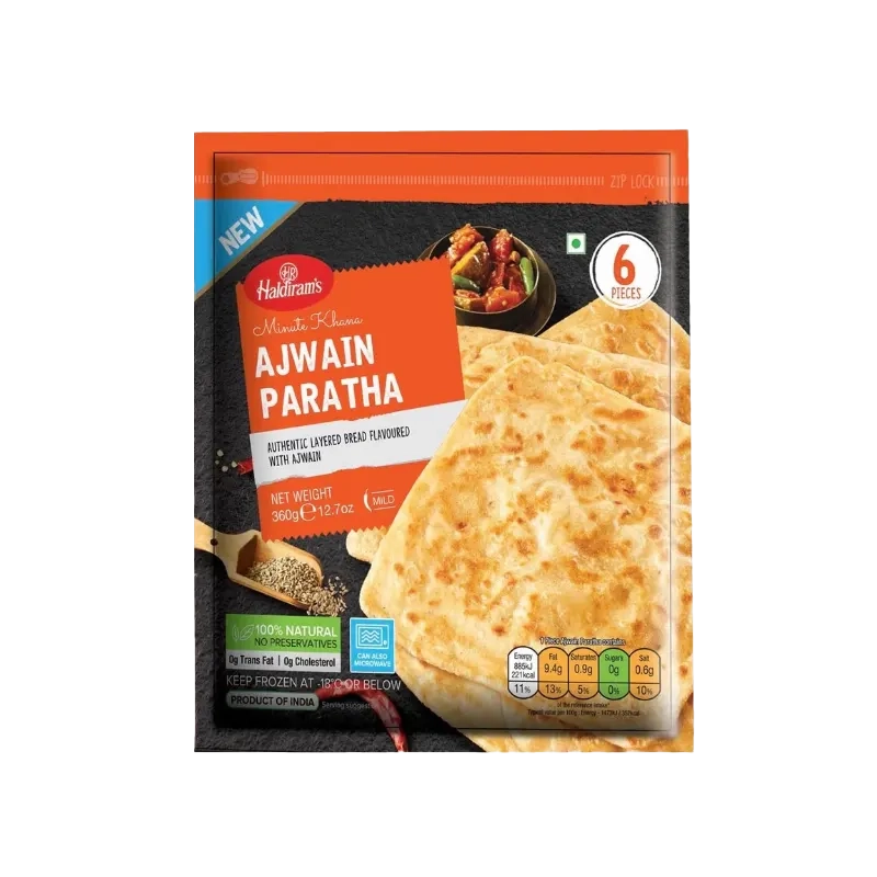 HALDIRAM FROZ. AJWAIN PARATHA 360g