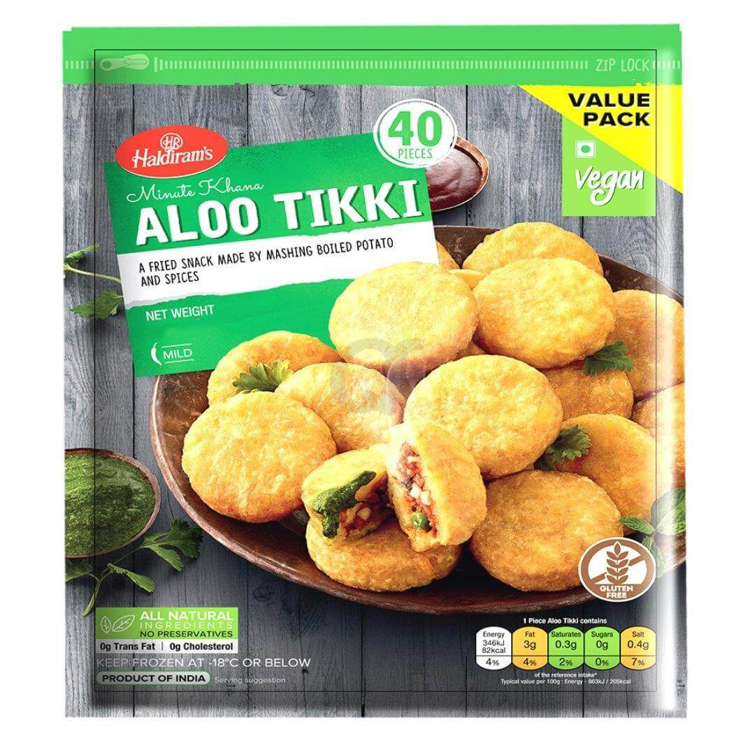 HALDIRAM FROZ. ALOO TIKKI (VEGAN) 420g