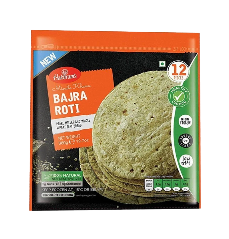 HALDIRAM FROZ. BAJRA ROTI 360g