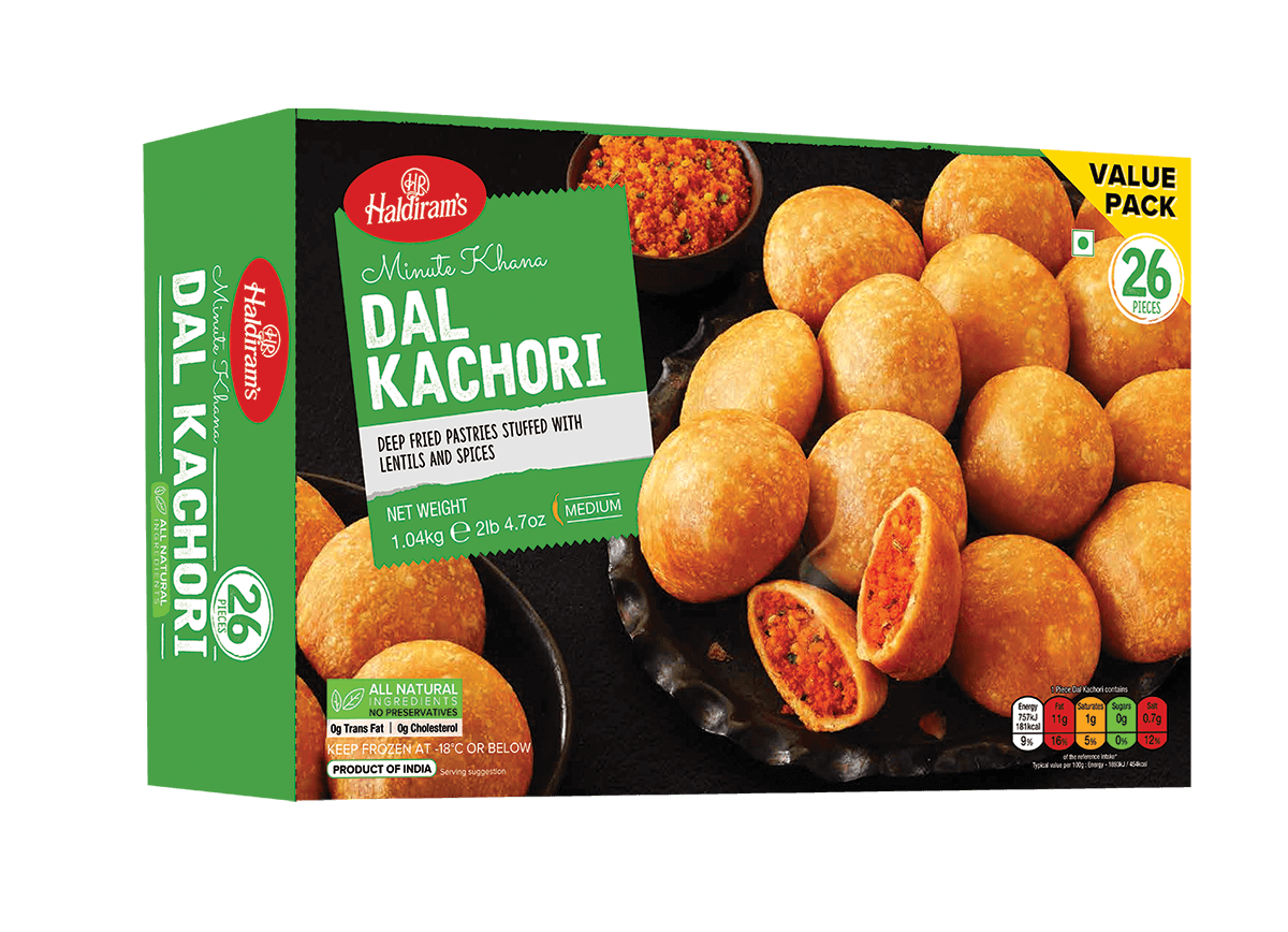 HALDIRAM FROZ. DAL KACHORI (VEGAN) 420g