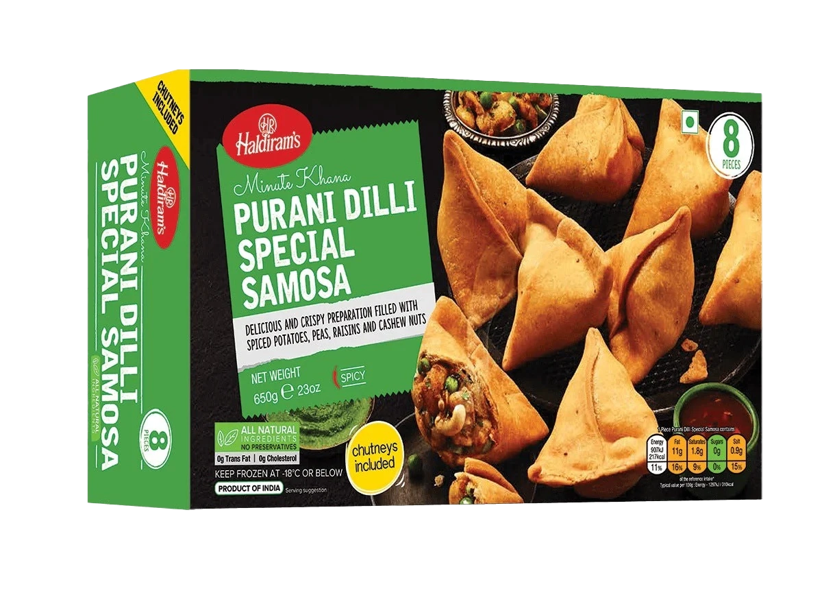 HALDIRAM FROZ. DELHI SPECIAL SAMOSA (8 PCS) 650g