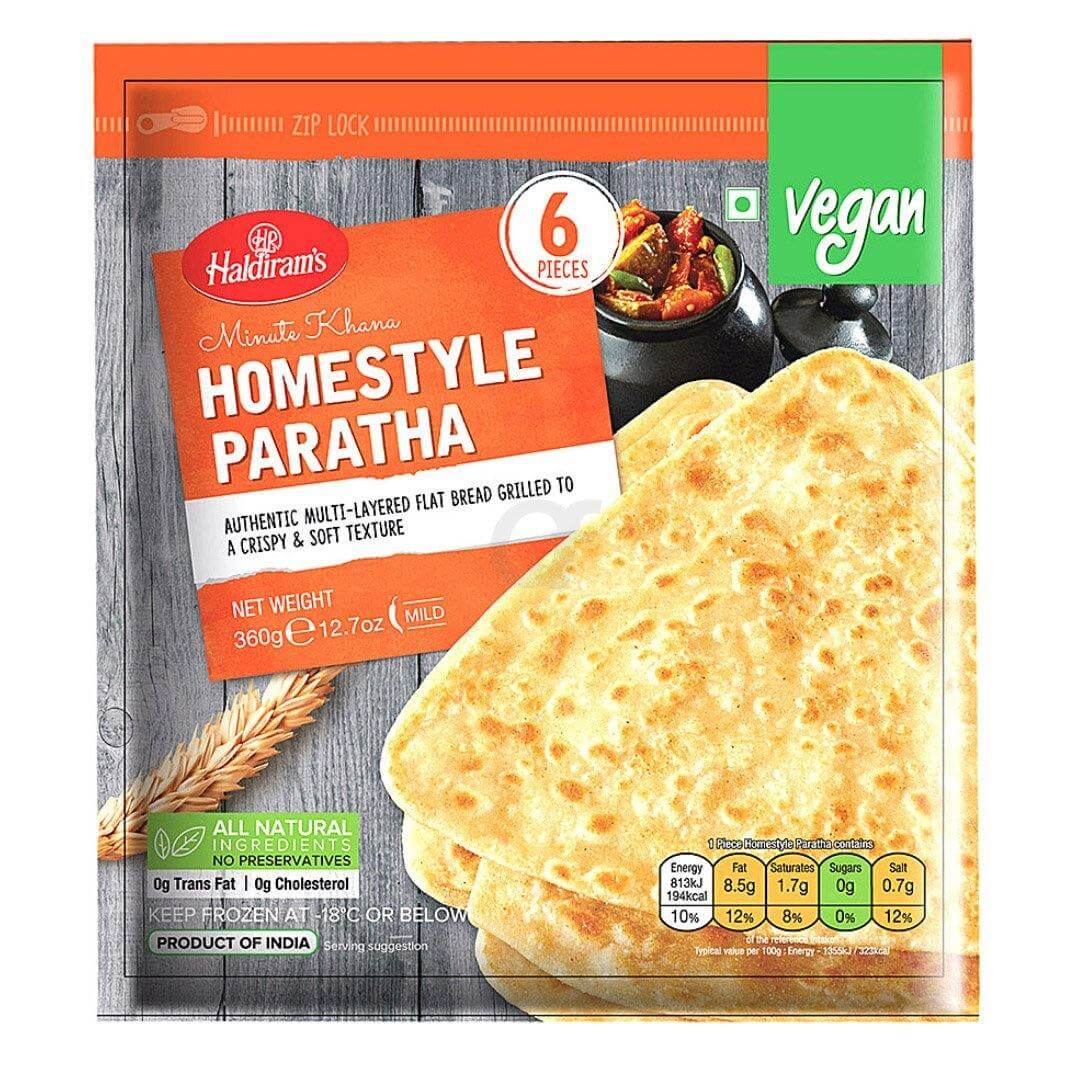 HALDIRAM FROZ. HOMESTYLE PARATHA (VEGAN) 1.2 kg